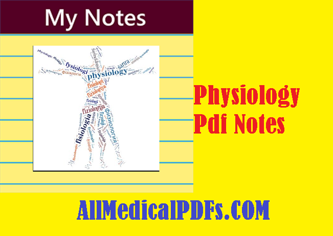 Physiology Pdf Notes